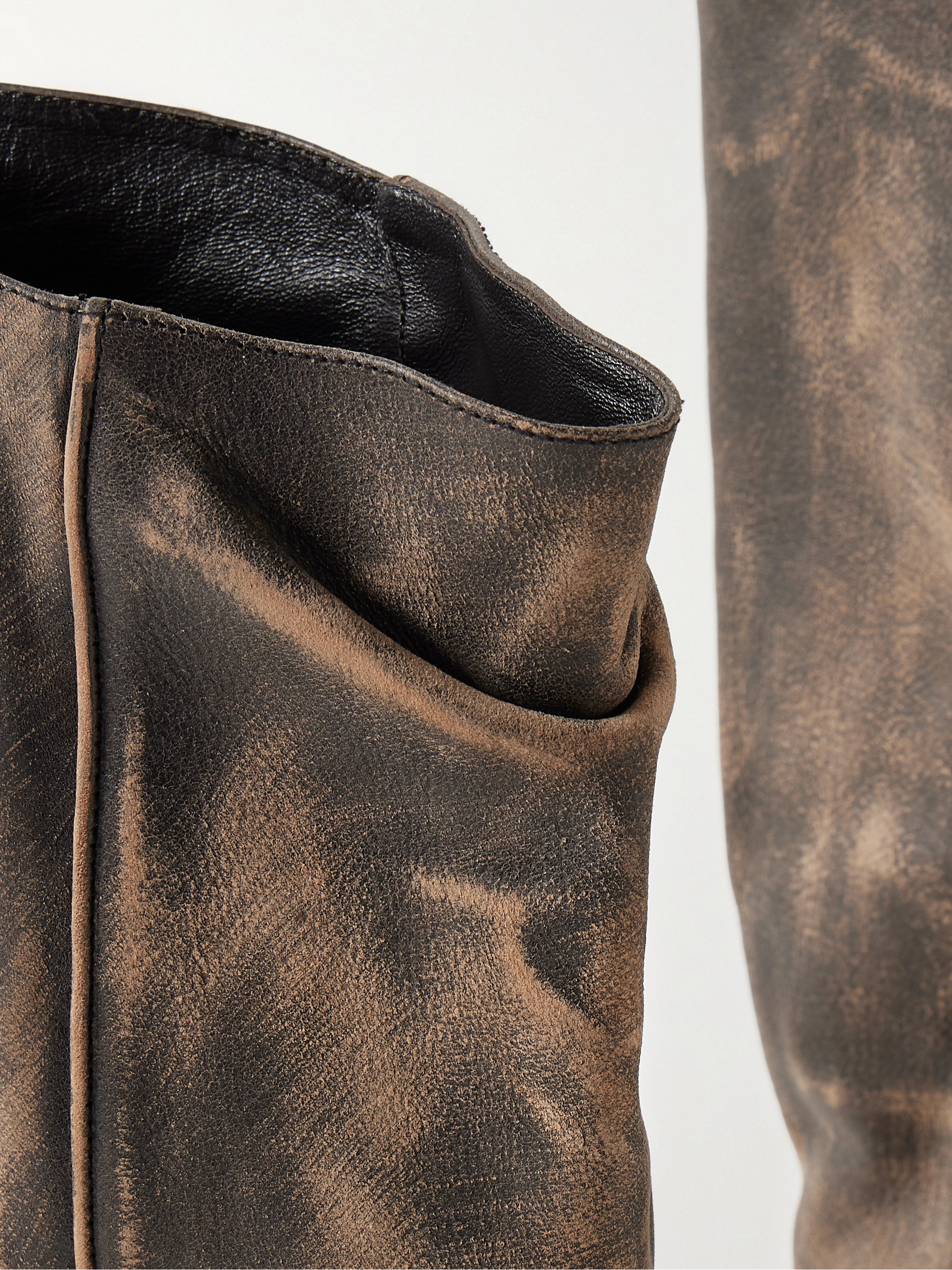 KHAITE Clive leather boots