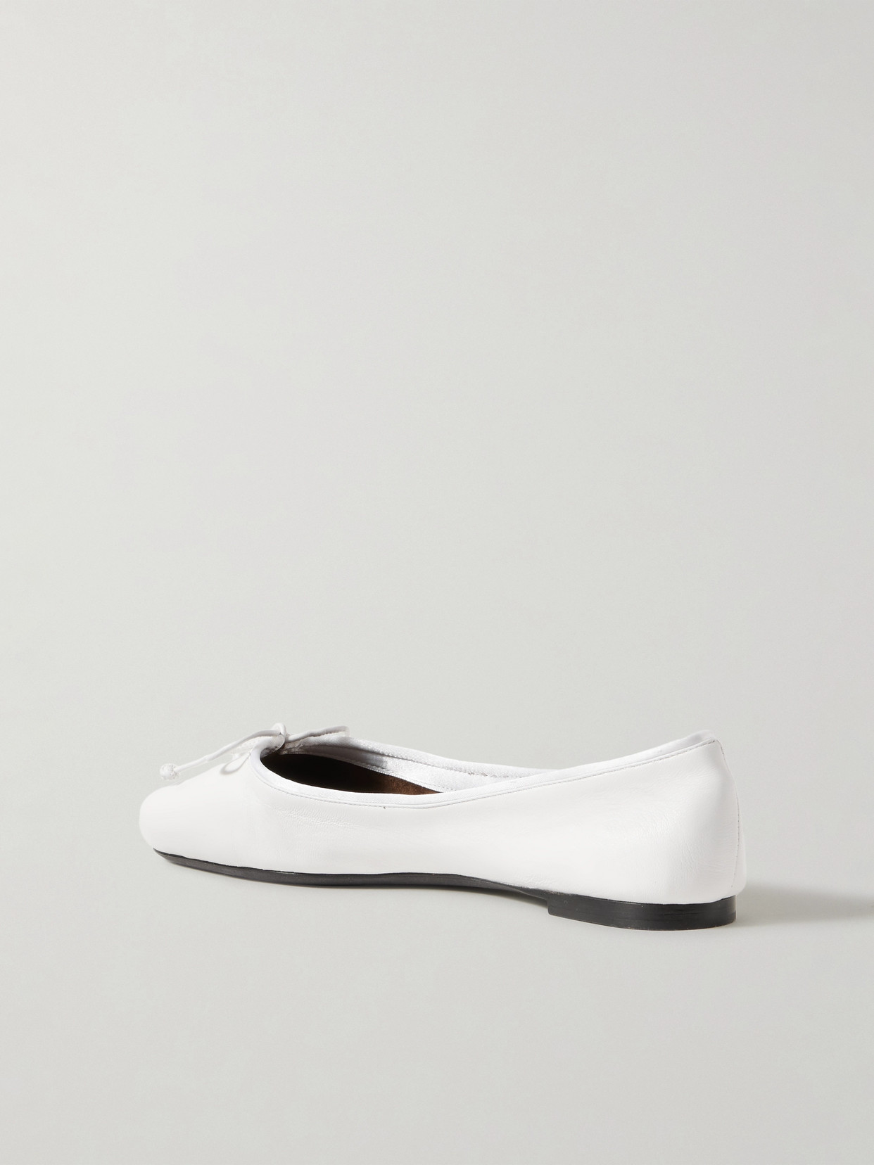 Khaite Charlotte Leather Ballet Flats