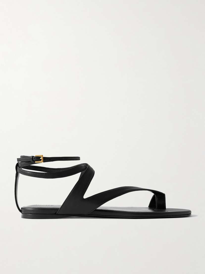 Khaite Aimee Leather Sandals
