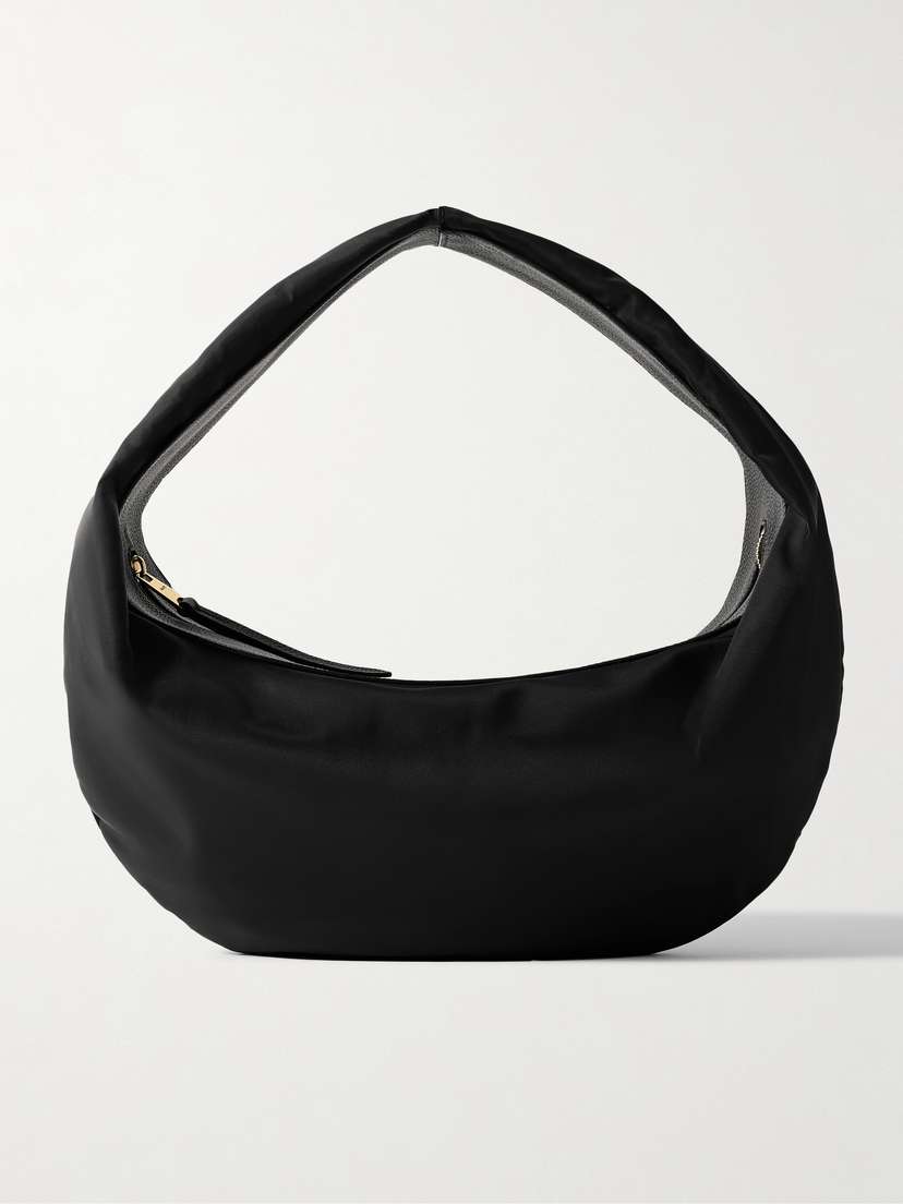 Khaite — Olivia Sport medium textured leather-trimmed shell shoulder bag