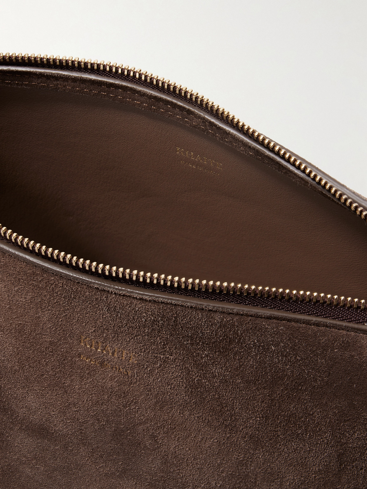 Khaite Lina Medium Suede Shoulder Bag