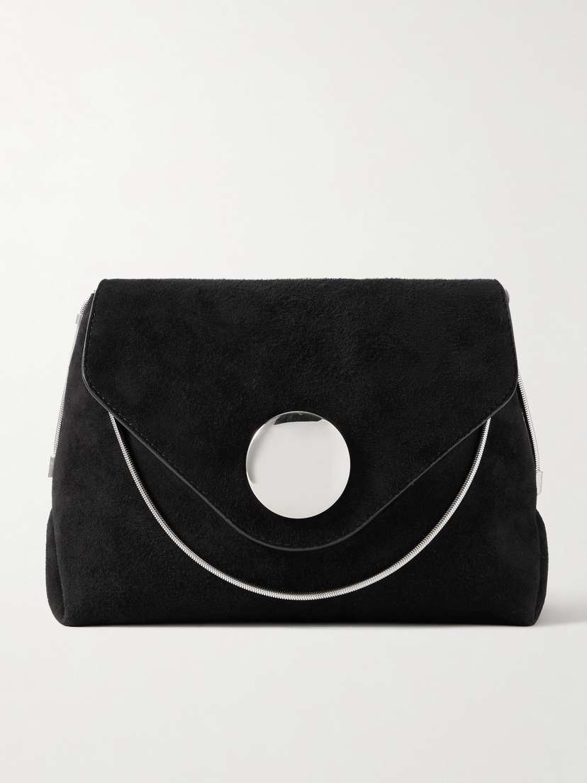 Khaite Bobbi Suede Shoulder Bag