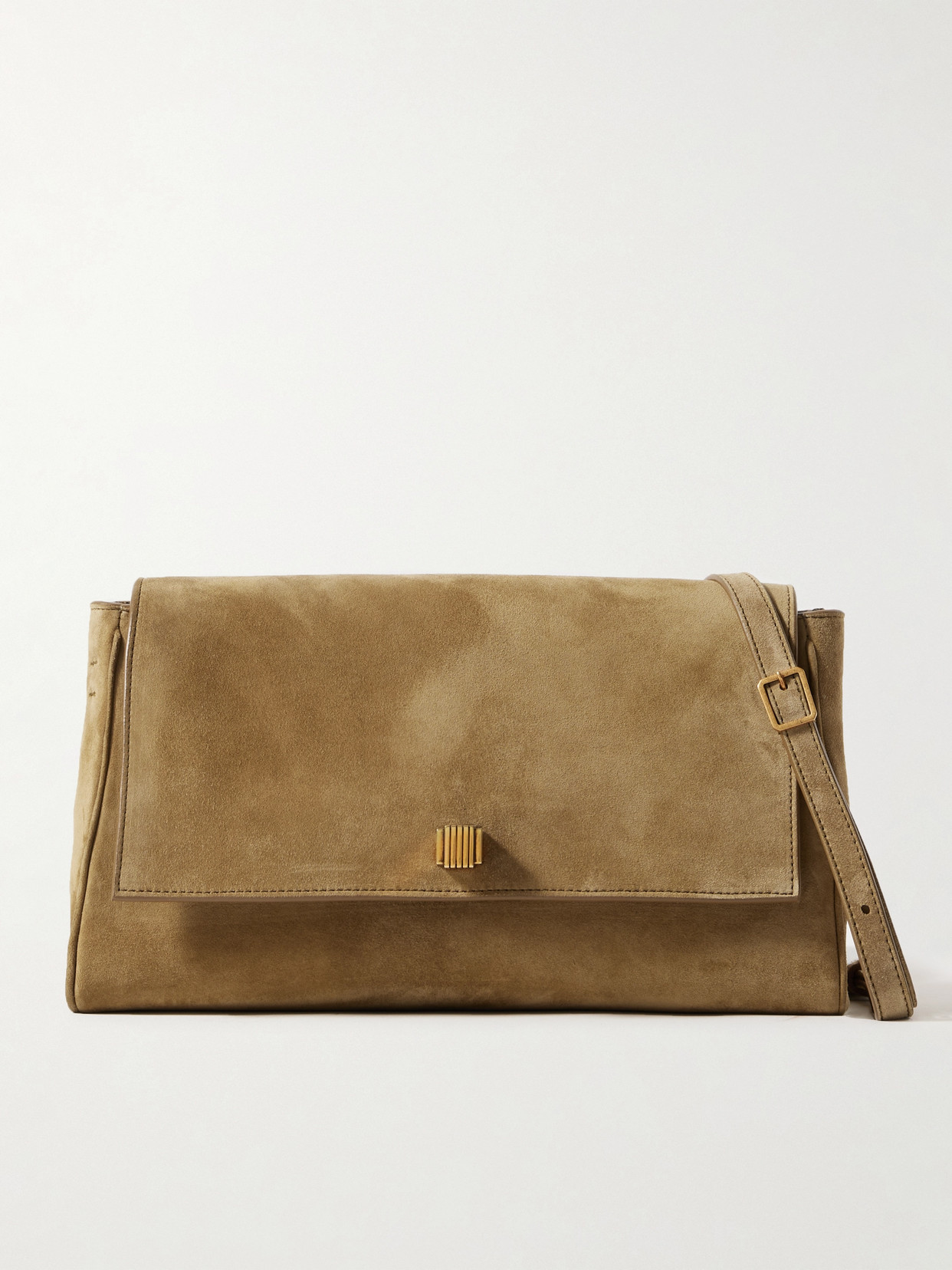 Khaite Audrey Suede Shoulder Bag