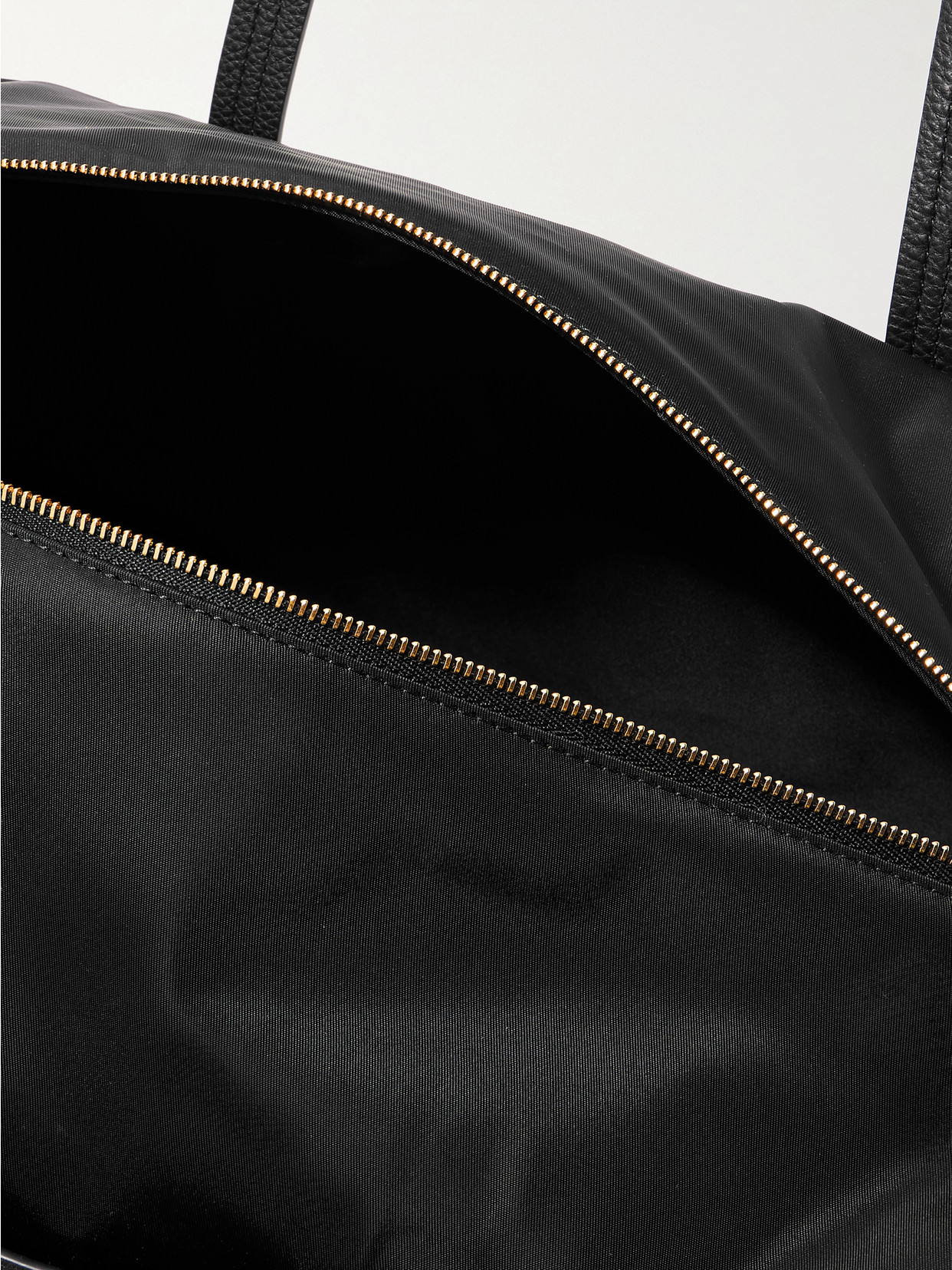 Khaite Sage Textured Leather-trimmed Shell Duffle Bag