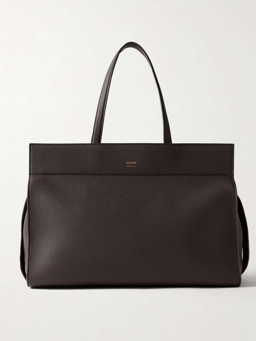 Khaite Crosby Textured-leather Tote