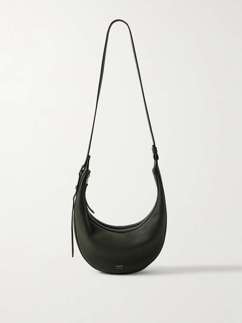 Khaite Augustina Small Textured-leather Shoulder Bag