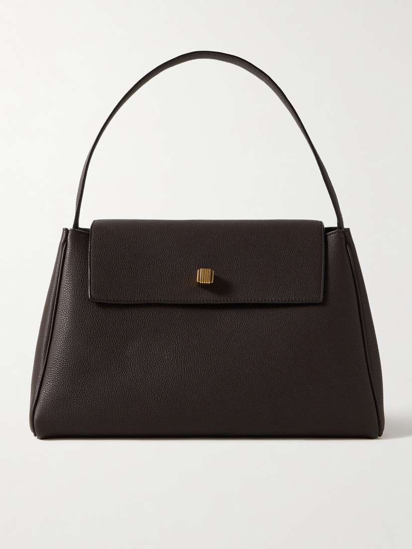 Khaite Audrey Textured-leather Tote