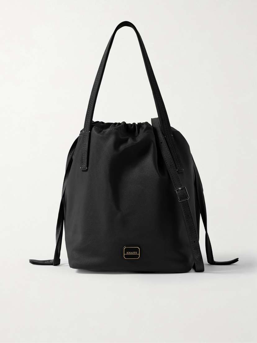 Khaite — Rory leather-trimmed shell bucket bag