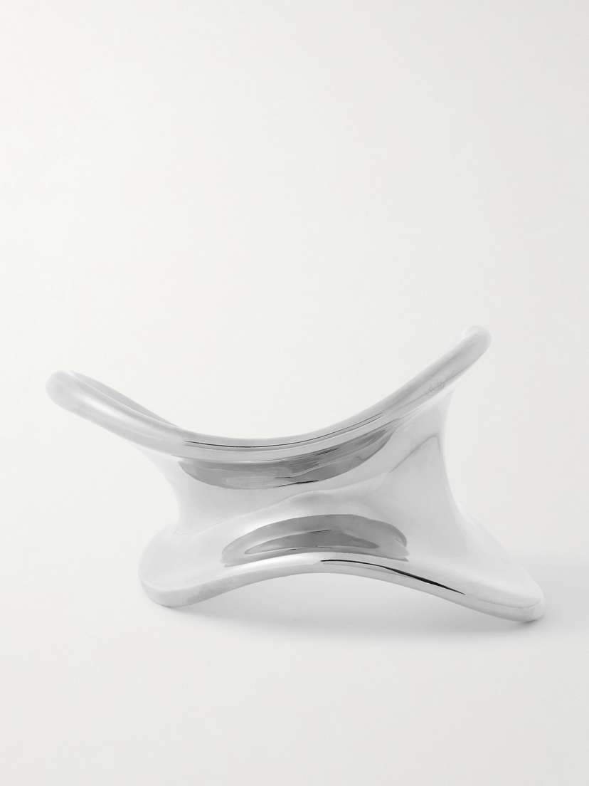 Khaite Shadow Silver-plated Cuff
