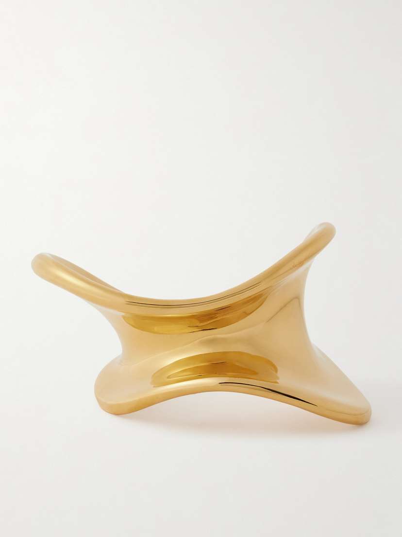Khaite Shadow Gold-plated Cuff