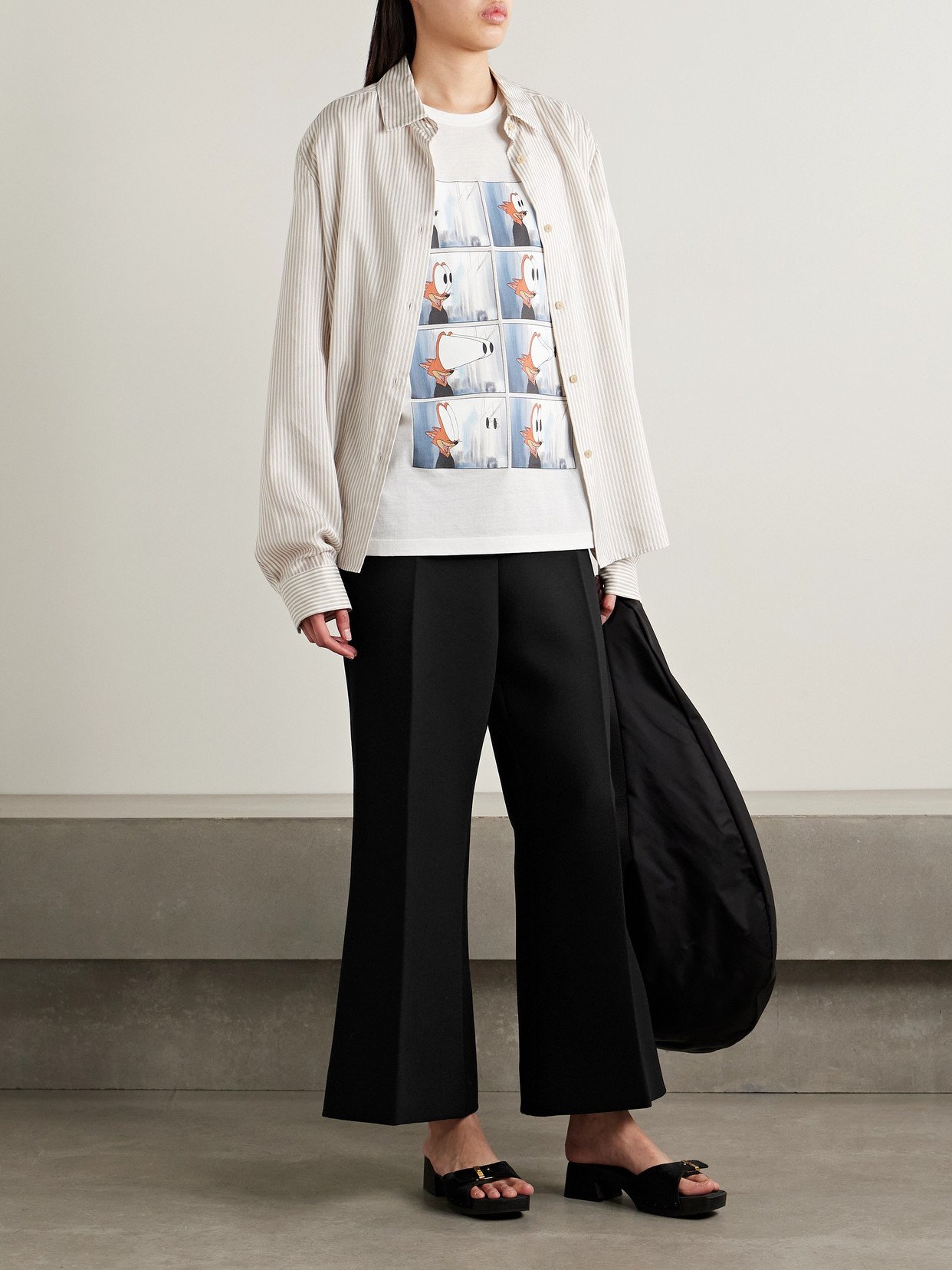 Walter Crepe Flared Pants