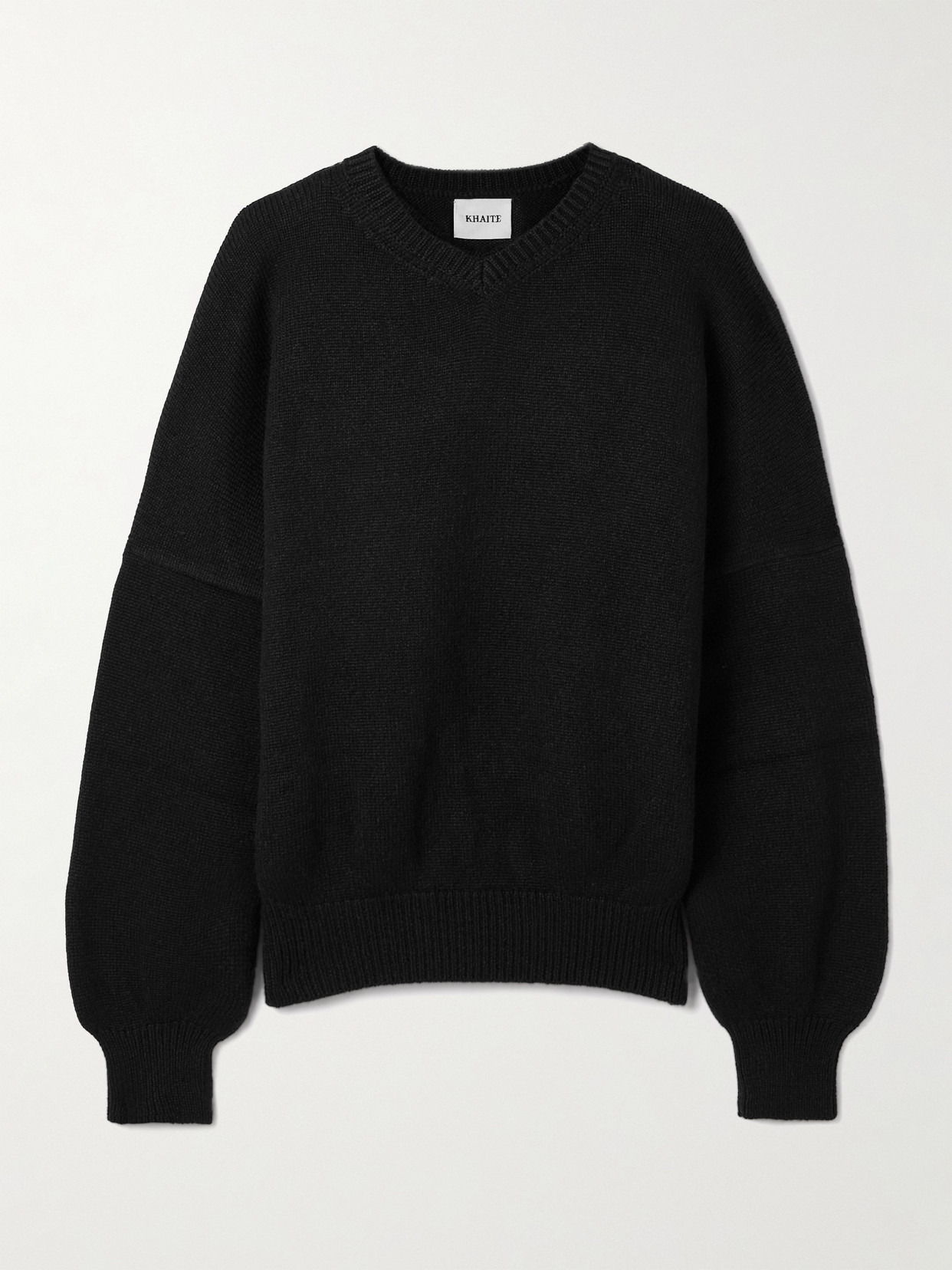 Khaite Wolfe Cashmere Sweater In Black