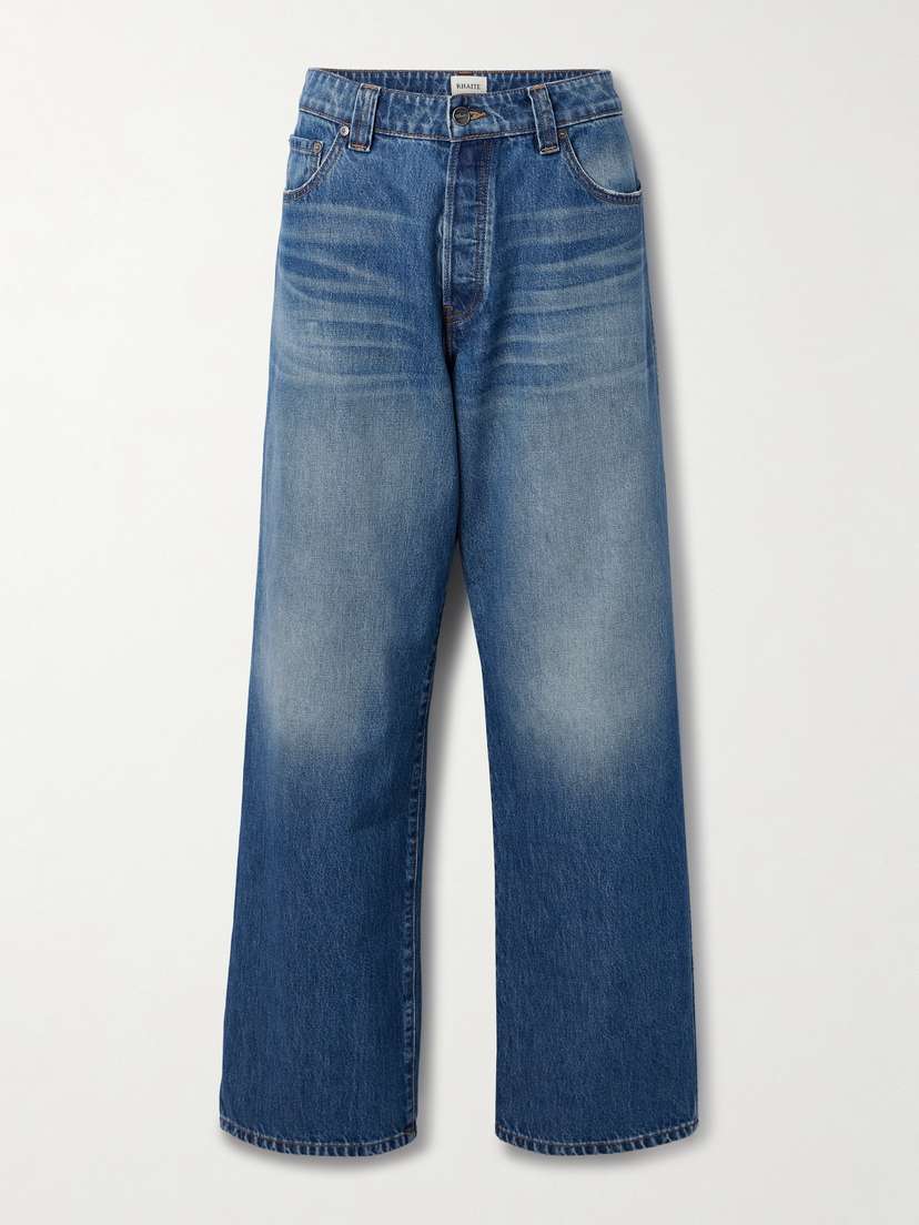 Khaite Winslow Mid-rise Straight-leg Jeans