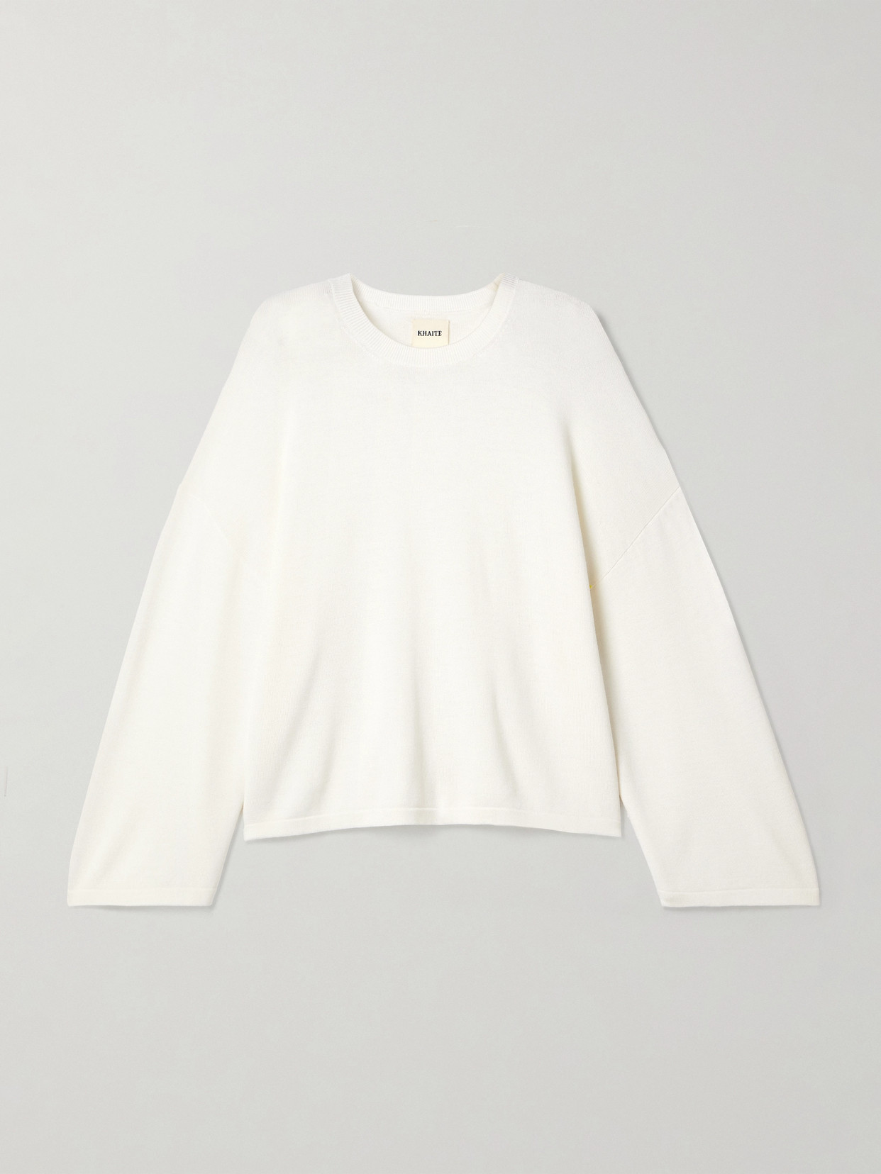 Khaite Darcy Merino Wool Sweater In White