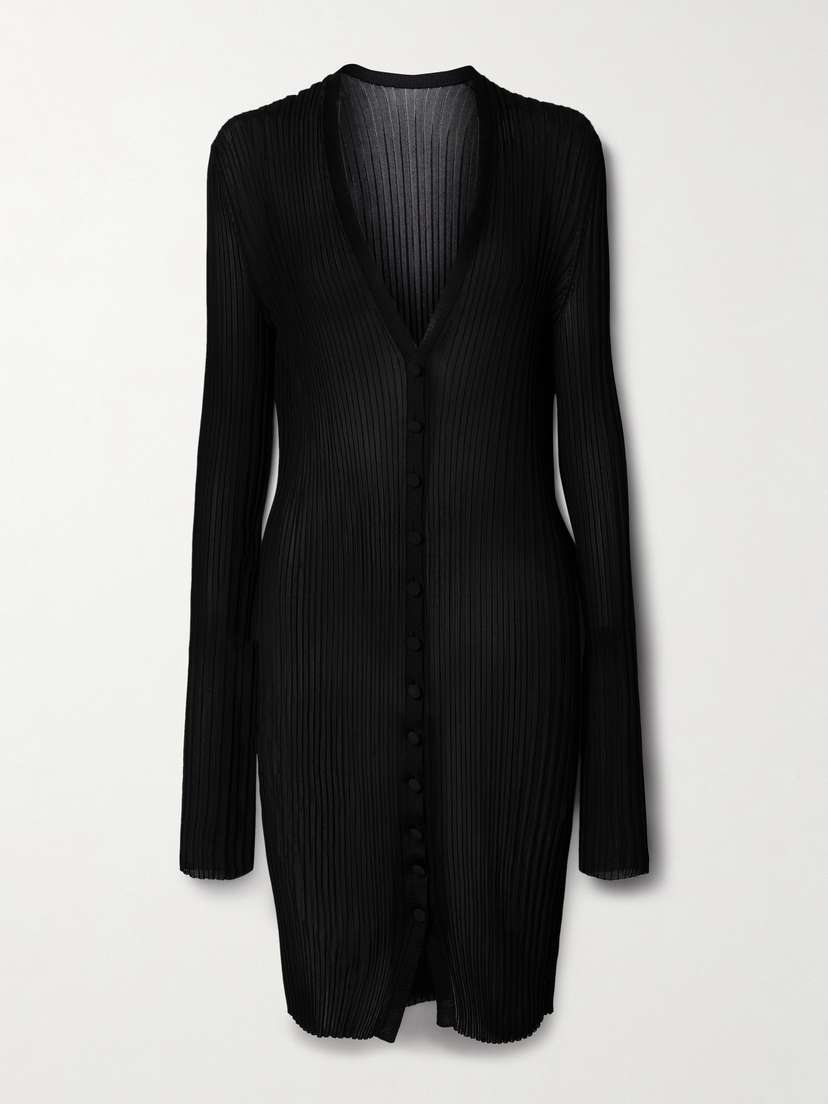 Khaite Ramon Ribbed-knit Cardigan