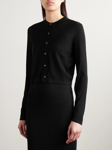 KHAITE Brieta merino wool cardigan
