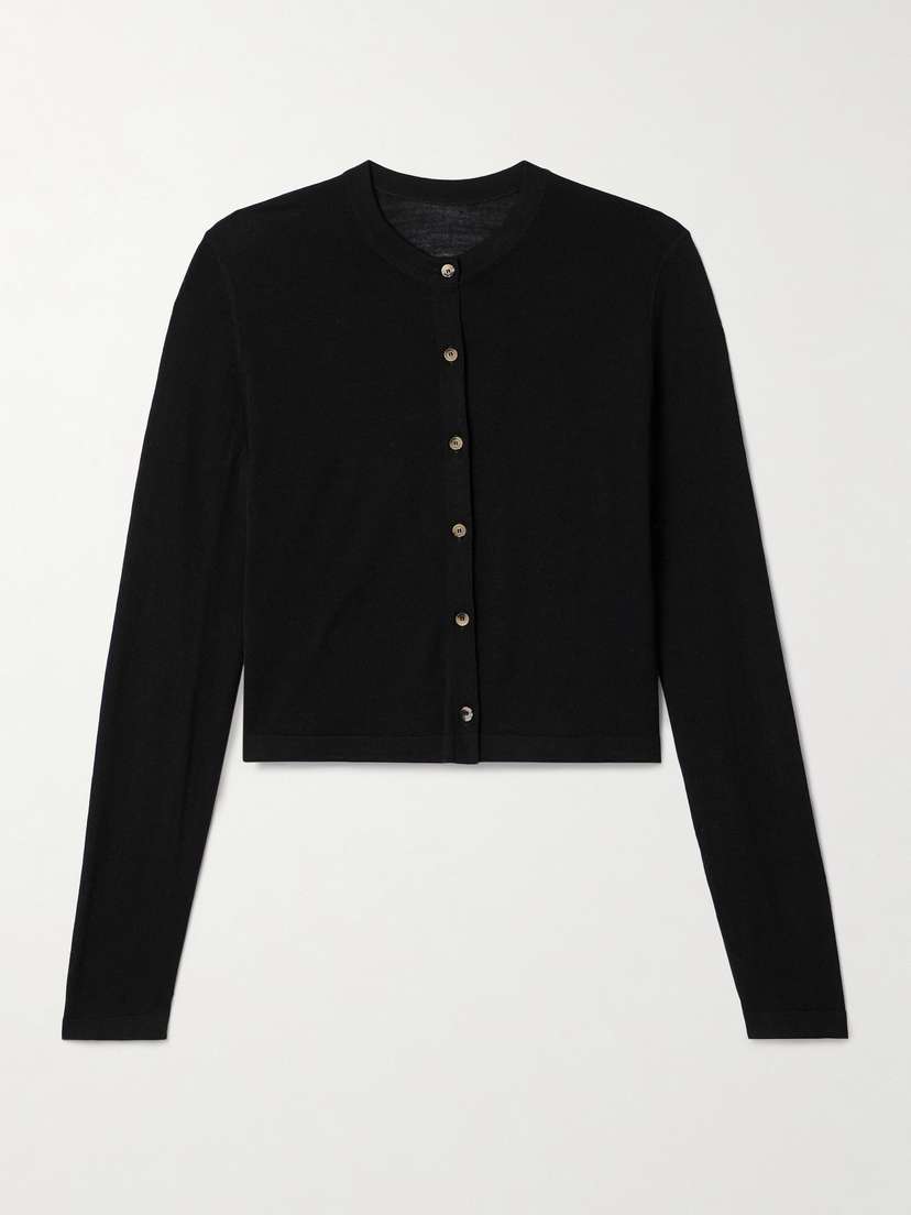 Khaite Brieta Merino Wool Cardigan