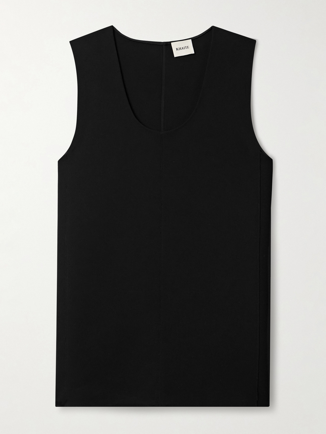 Khaite Nyona Oversized Crepe Mini Dress