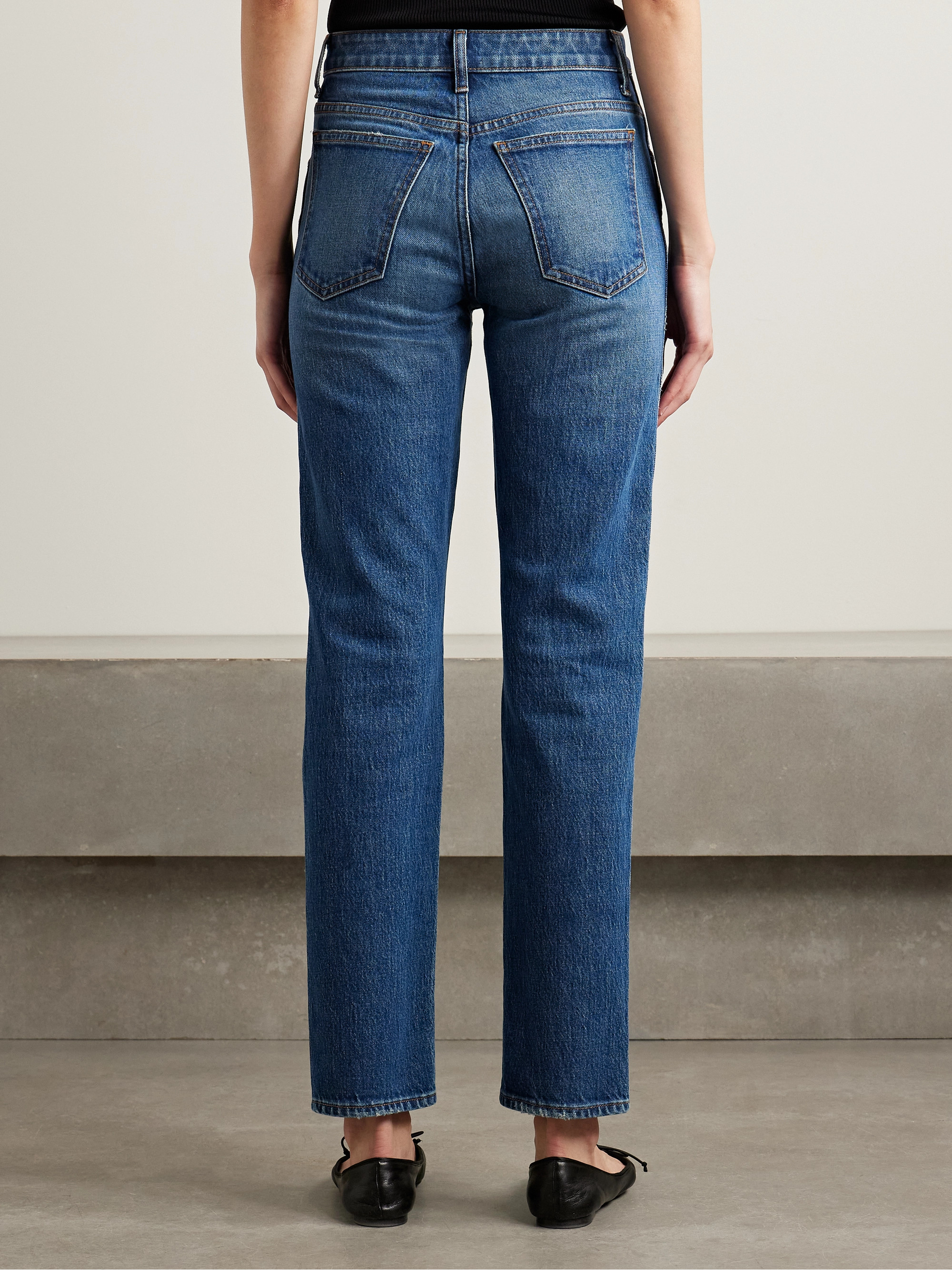 KHAITE Viv high-rise slim-leg jeans