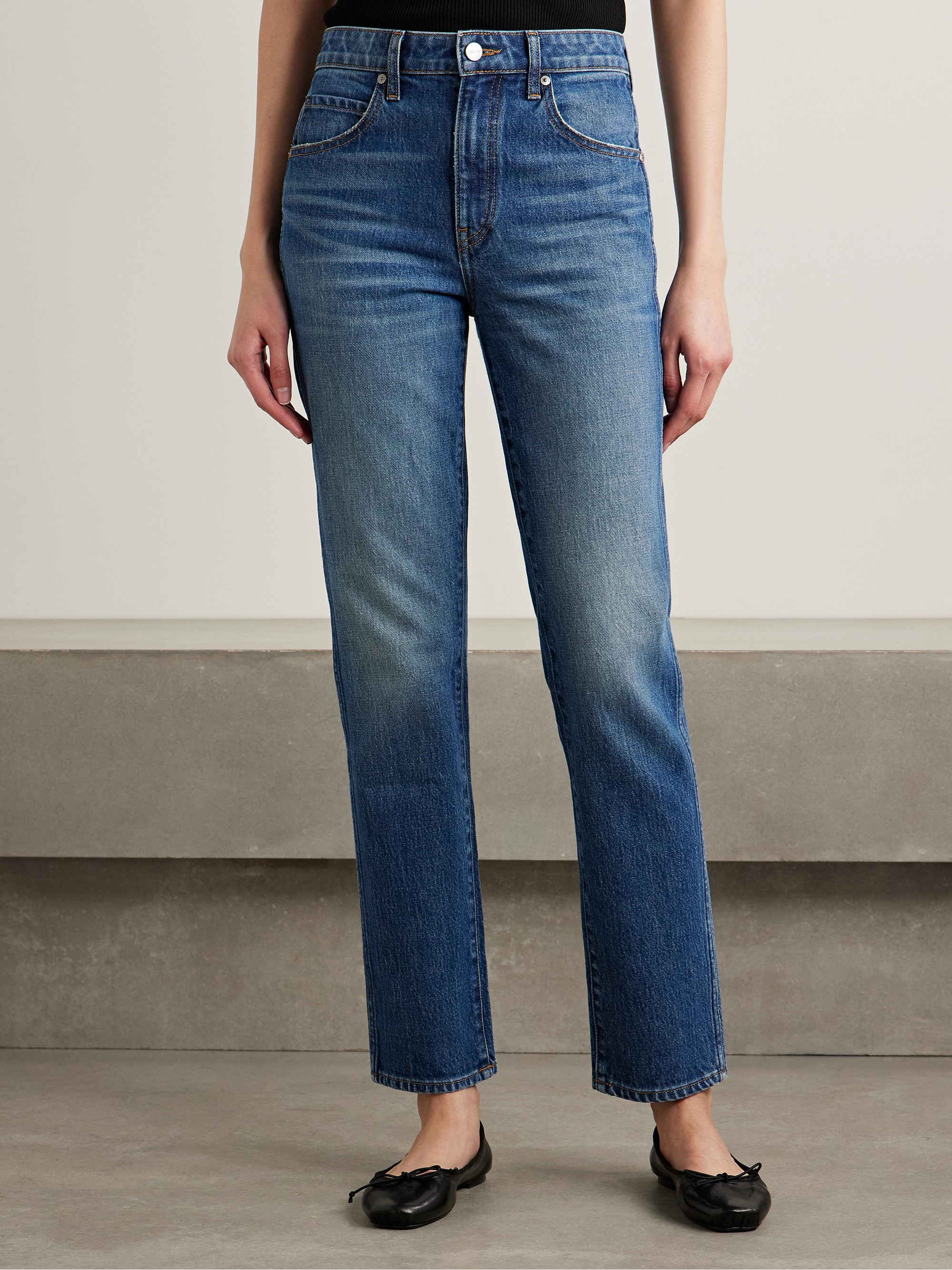 KHAITE Viv high-rise slim-leg jeans