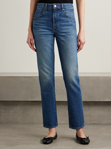 KHAITE Viv high-rise slim-leg jeans