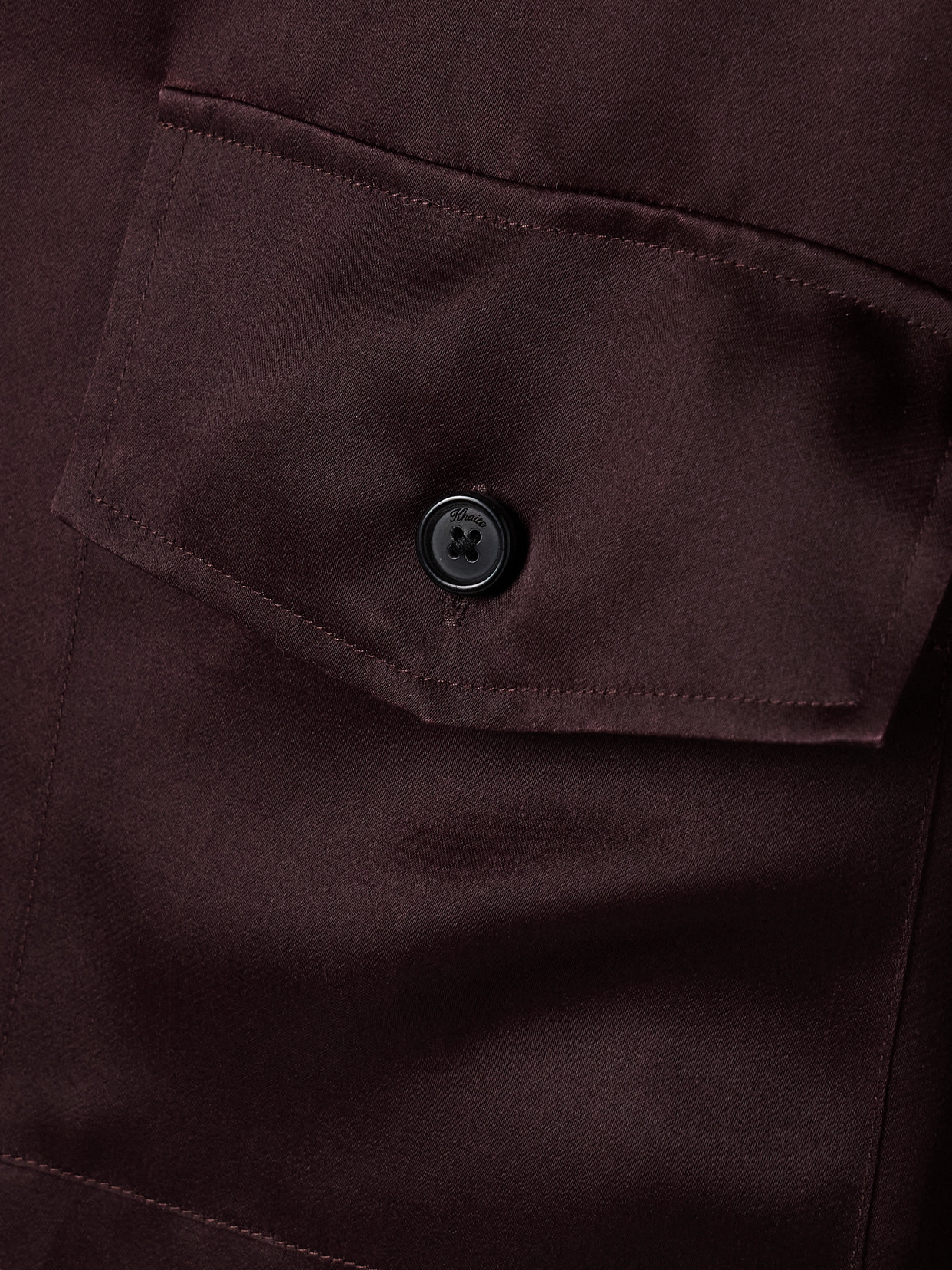 Khaite Womens Almandine Matteo Relaxed-fit Silk Shirt In Burgundy