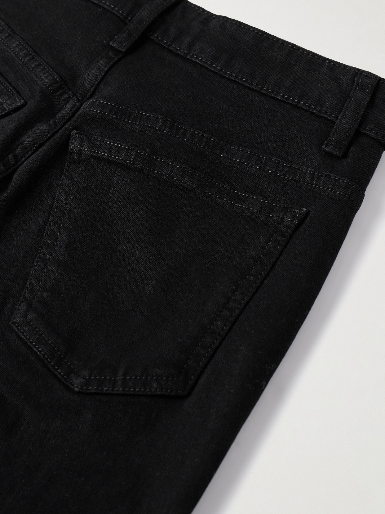Khaite Vivian New Bootcut Flare Jeans Stoned Black In Black