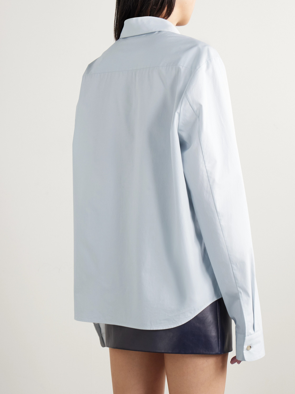 Khaite Argo Cotton-poplin Shirt
