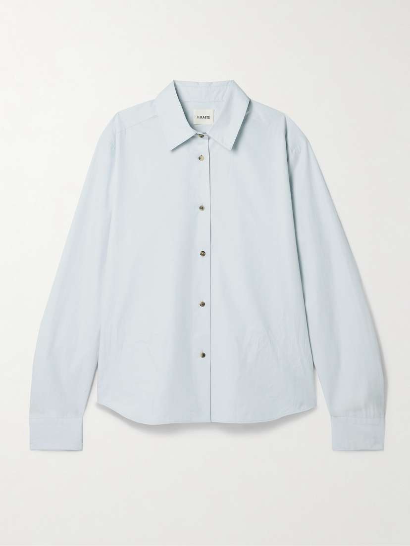Khaite — Argo cotton-poplin shirt
