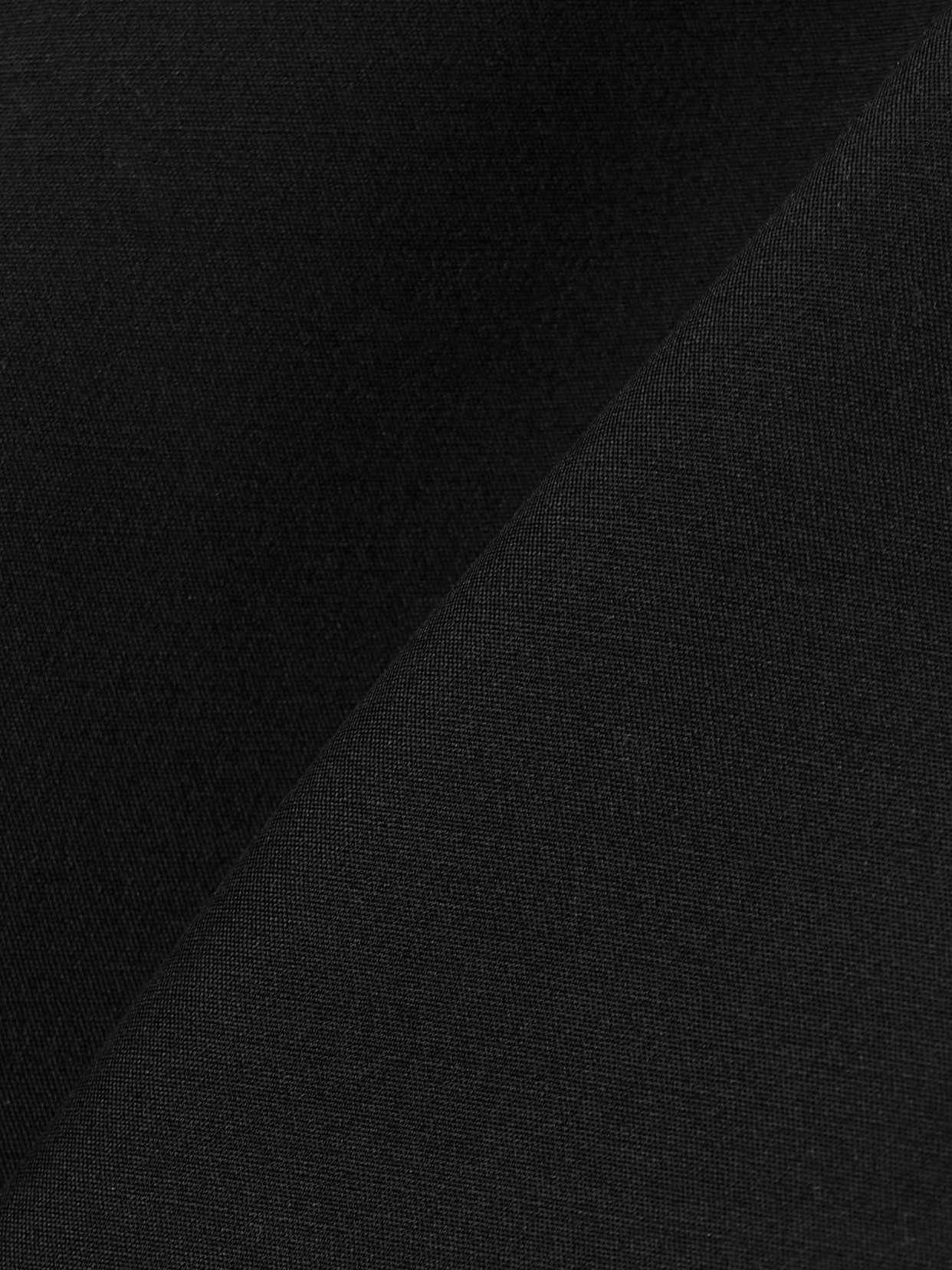 Khaite Jett Wool And Silk-blend Faille Mini Skirt