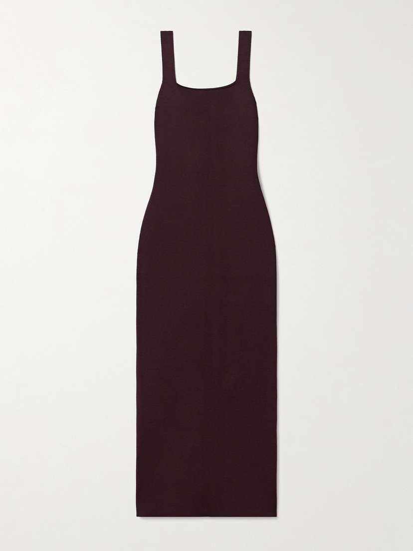 Khaite Dixi Stretch-knit Midi Dress