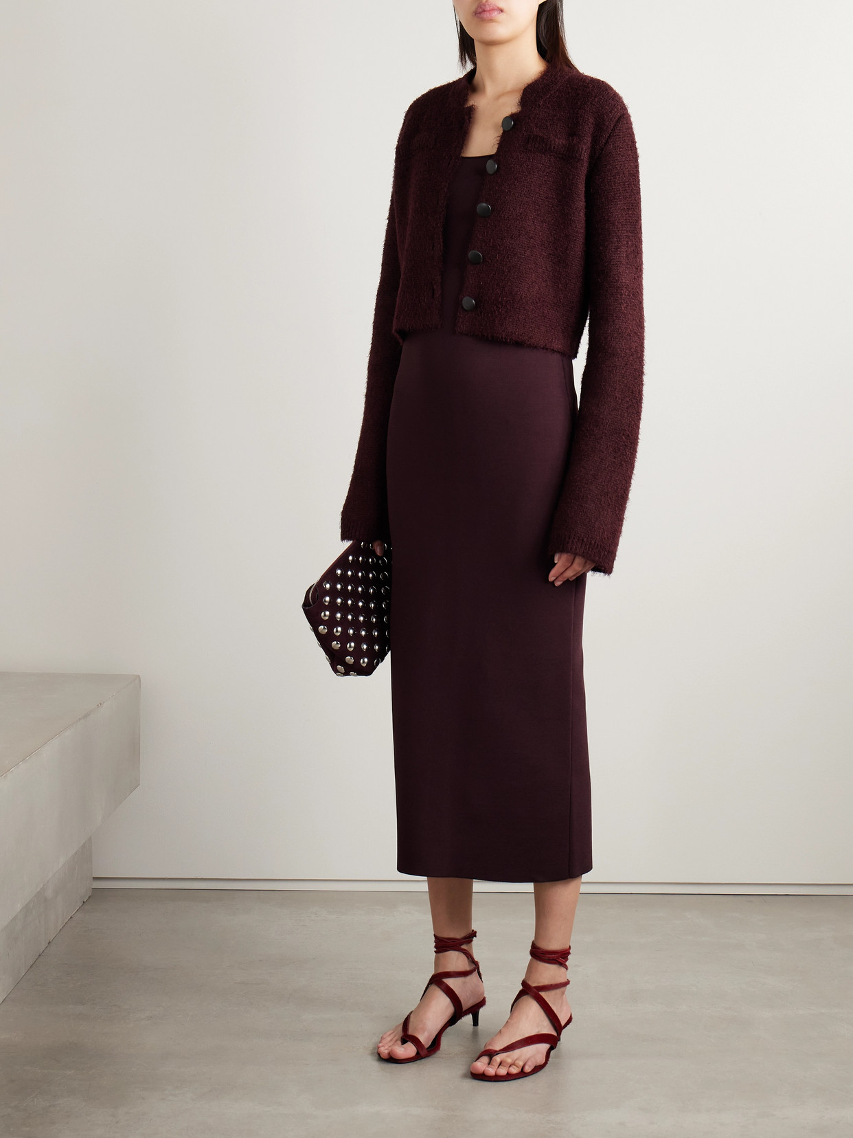 Khaite Dixi Stretch-knit Midi Dress