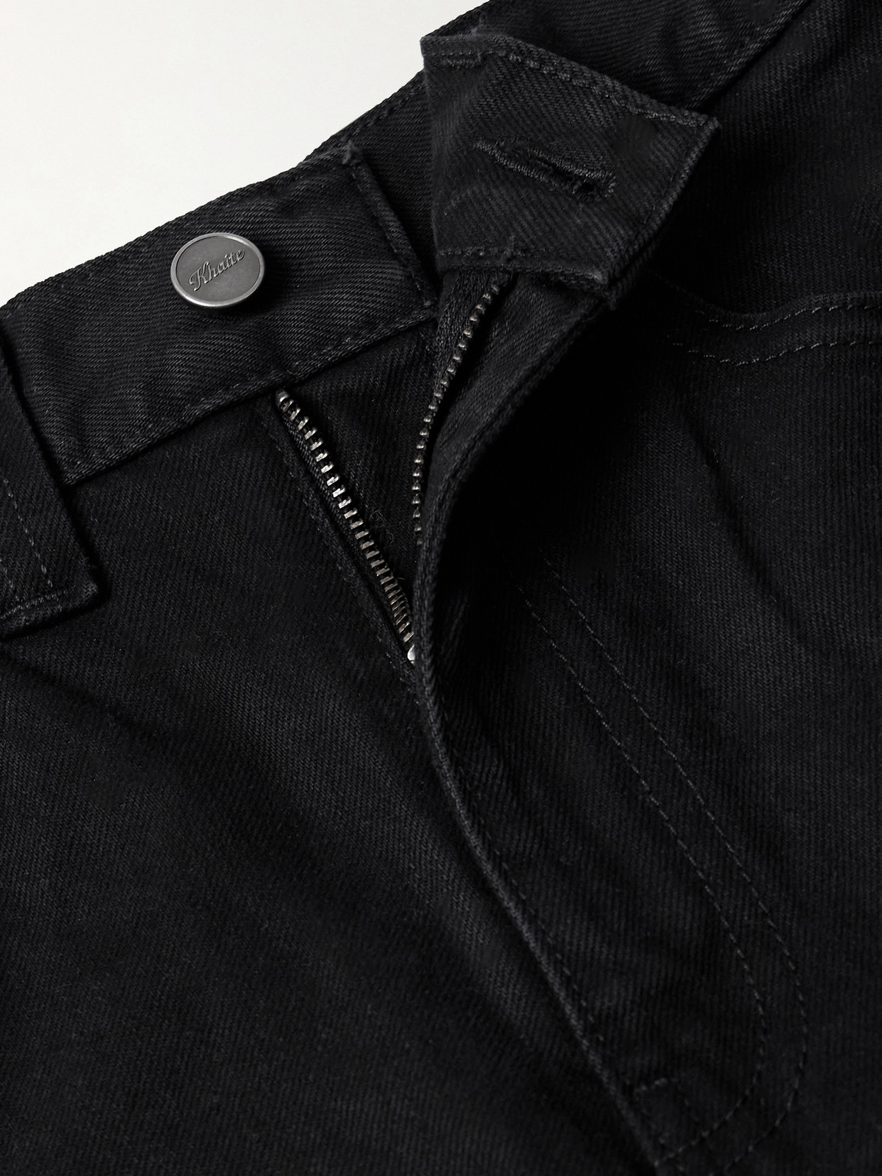 Khaite Bonnie Mid-rise Boyfriend Jeans In Black
