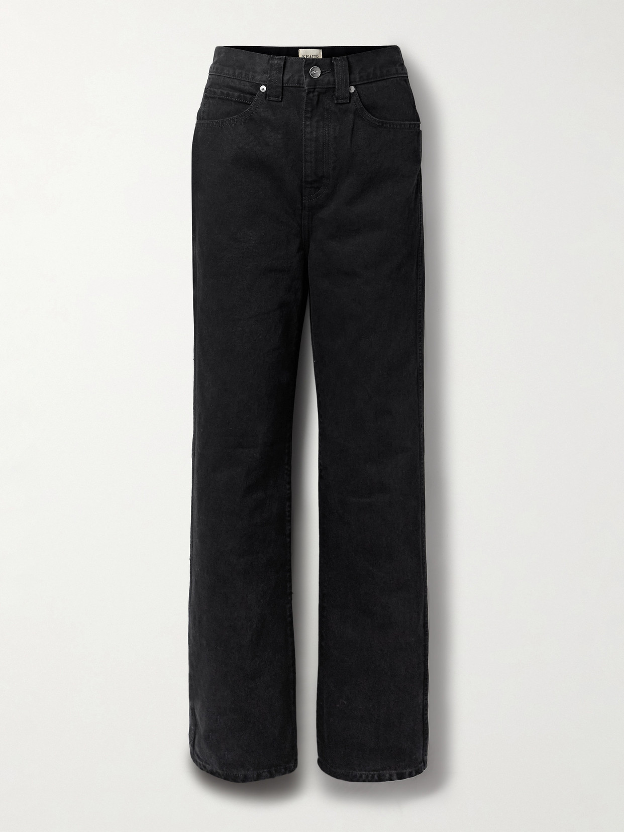 Khaite Bonnie Mid-rise Boyfriend Jeans In Black