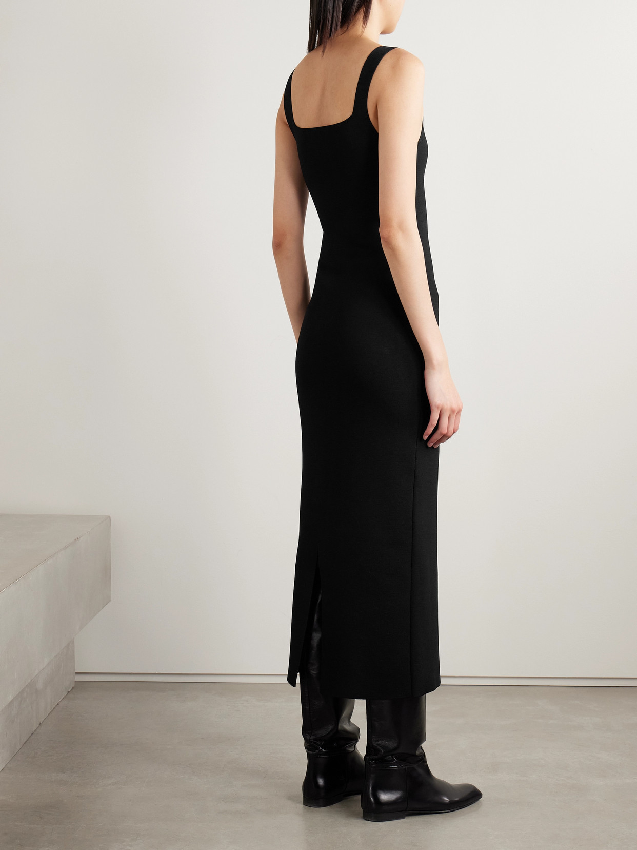 Khaite Dixi Stretch-knit Midi Dress