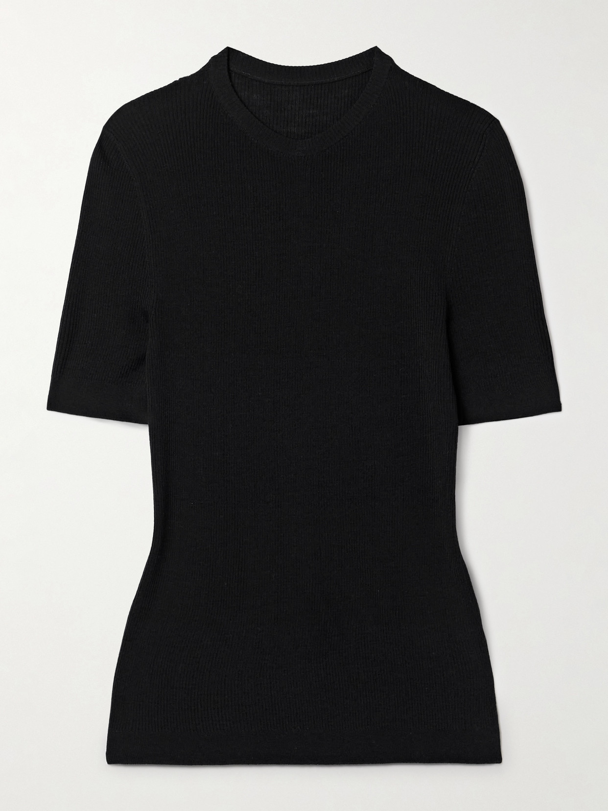 Khaite Celina Ribbed Wool-blend Top