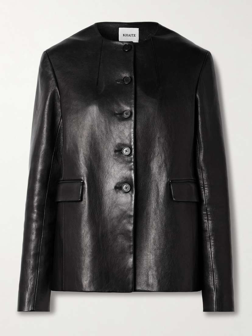 Khaite Jameson Leather Jacket