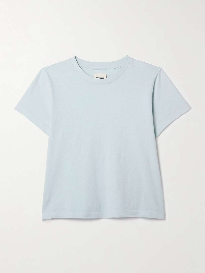 Khaite Emmylou Cotton-jersey T-shirt