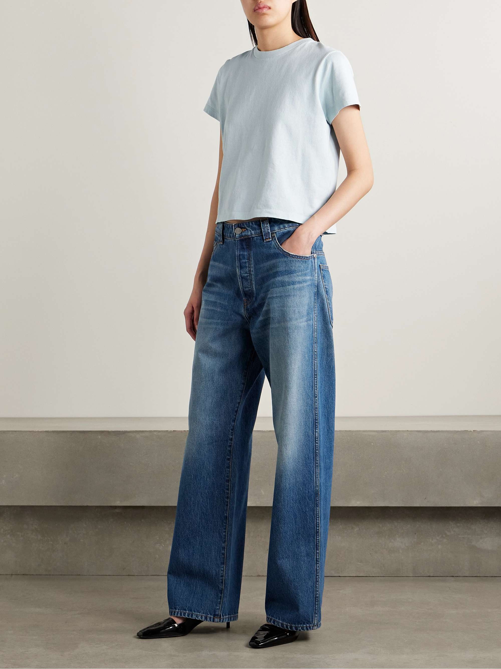 KHAITE Emmylou T-Shirt aus Baumwoll-Jersey