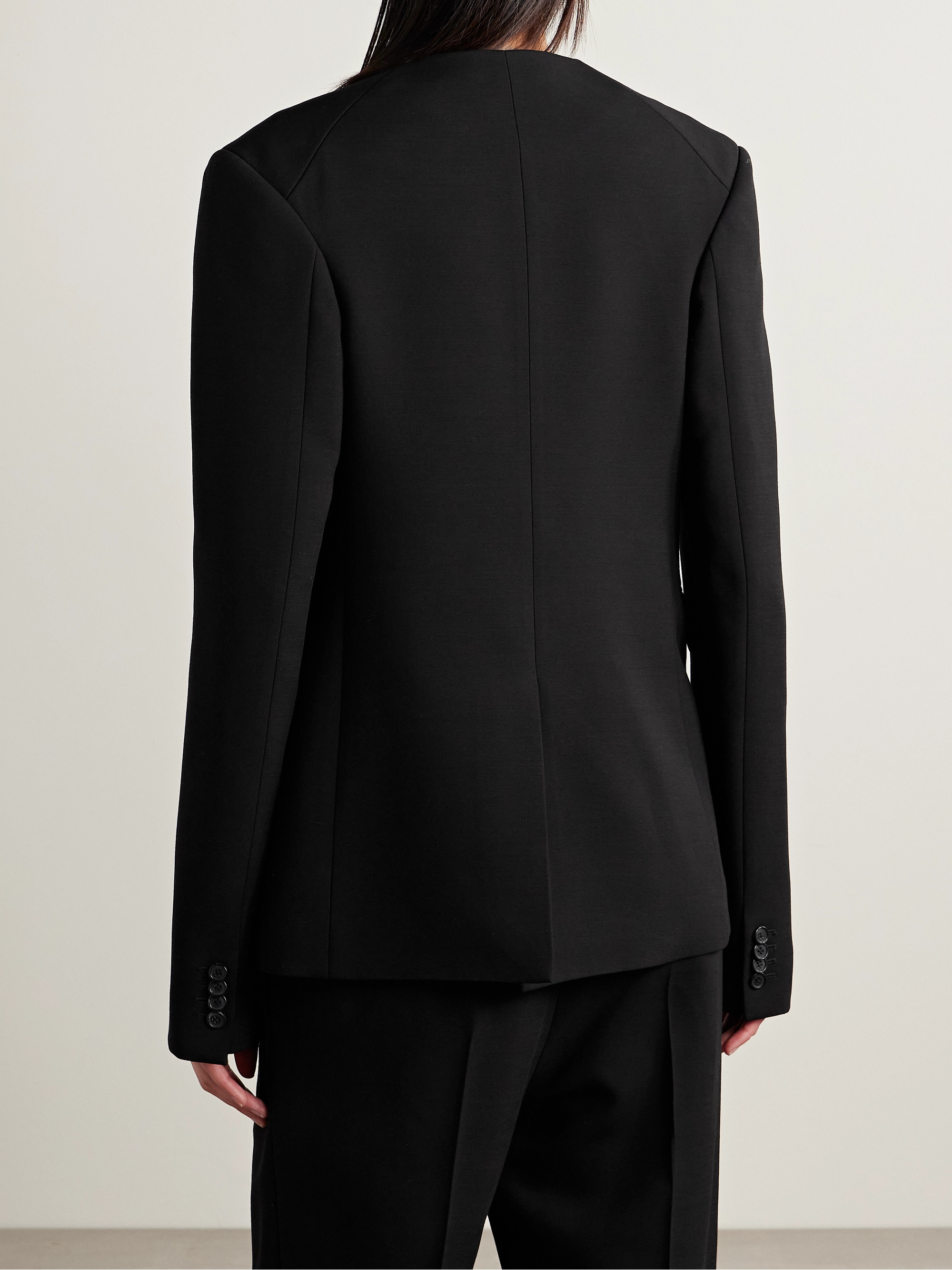 KHAITE Jameson crepe jacket