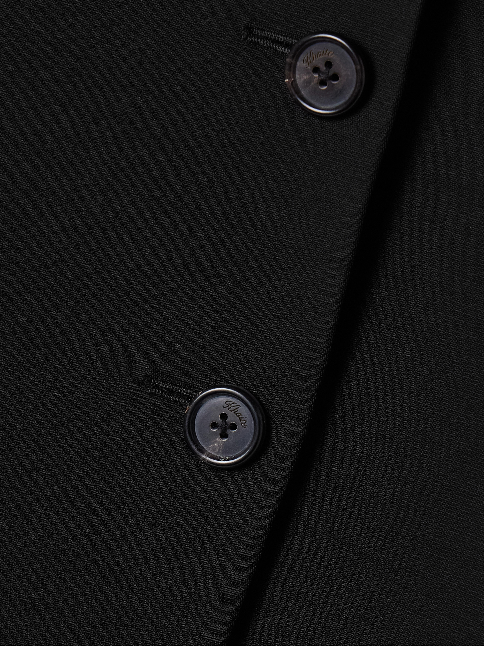 KHAITE Jameson crepe jacket