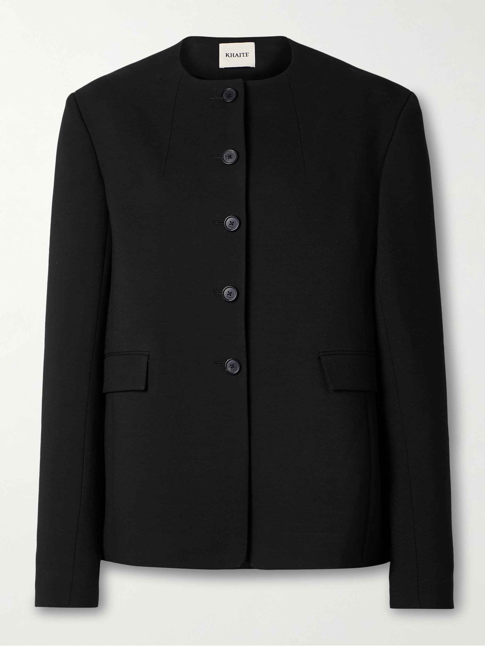 KHAITE Jameson crepe jacket