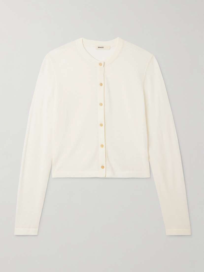 Khaite Brieta Merino Wool Cardigan