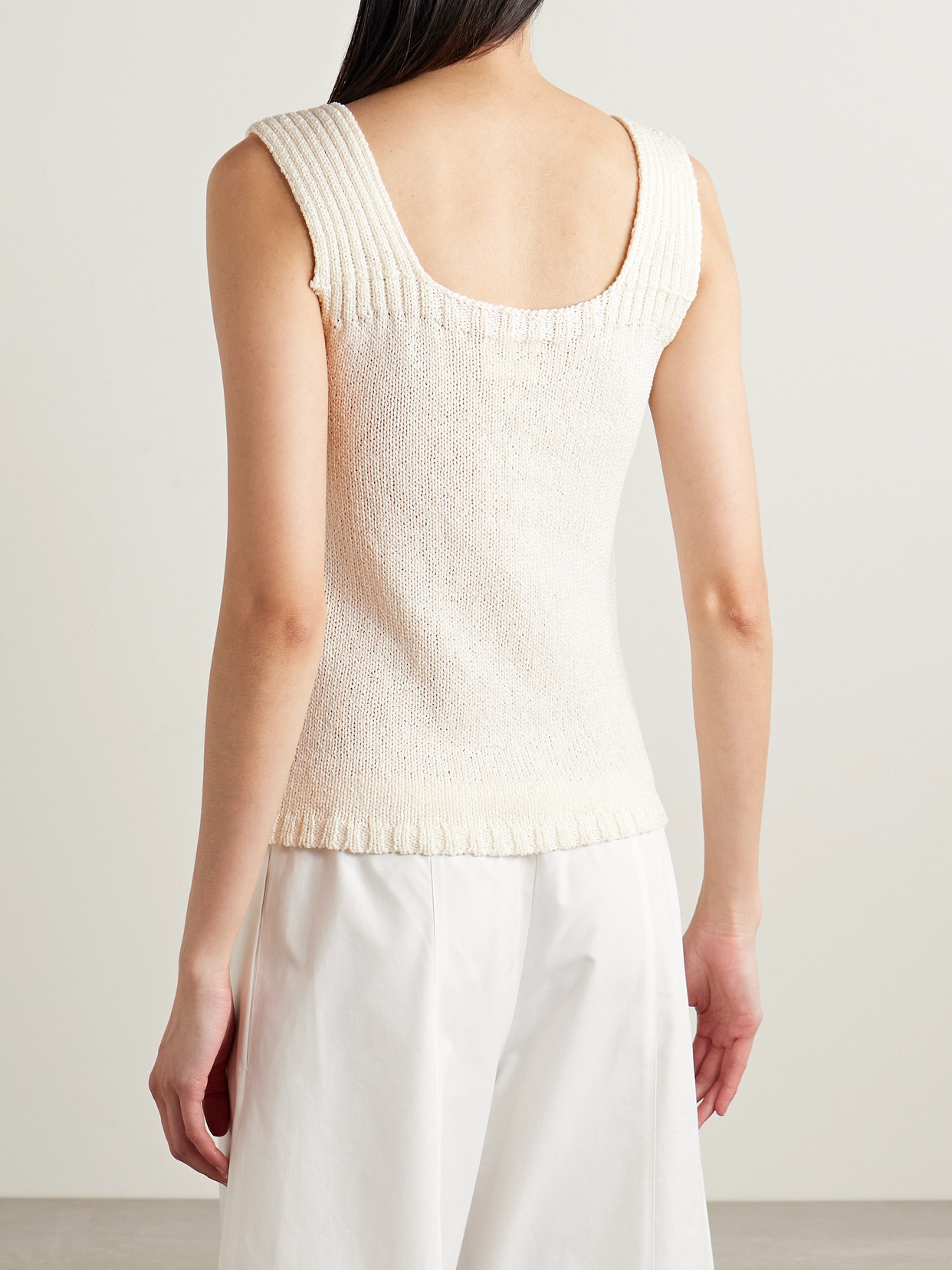 Khaite Wil Knitted Cotton Top