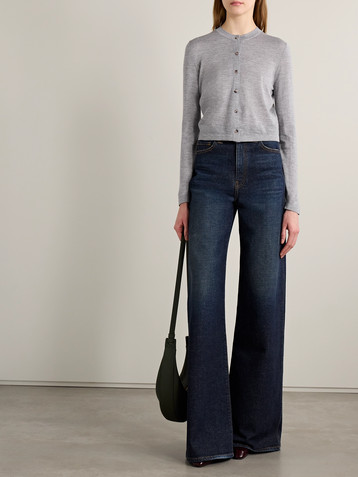 KHAITE Brieta merino wool cardigan