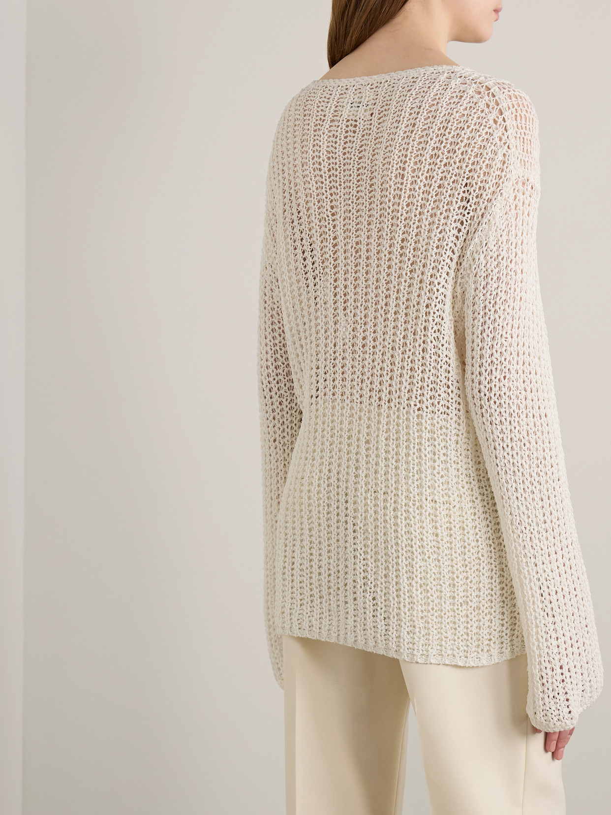 Elowen Open-Knit Cotton Sweater