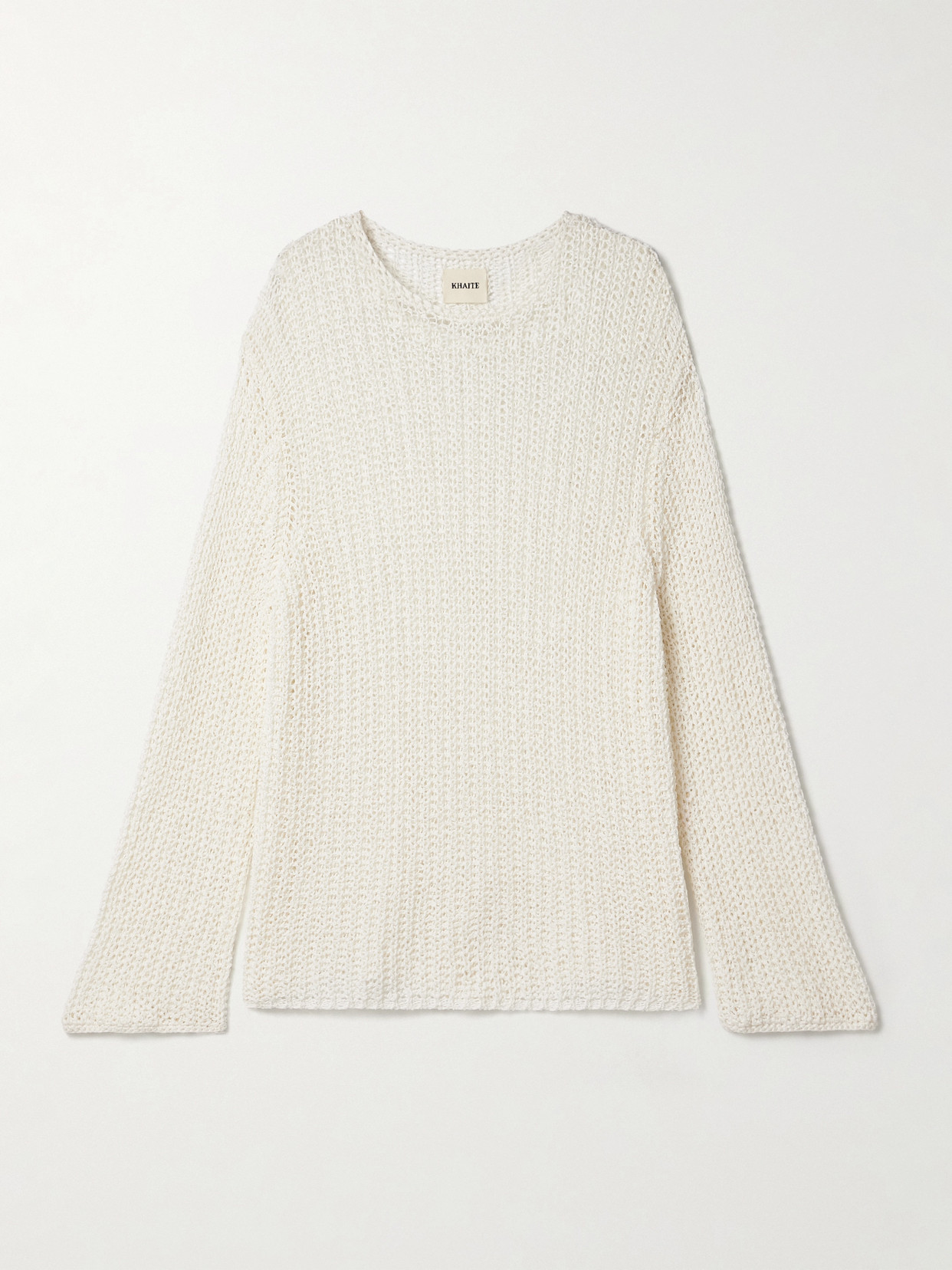 Khaite Elowen Open-knit Cotton Sweater