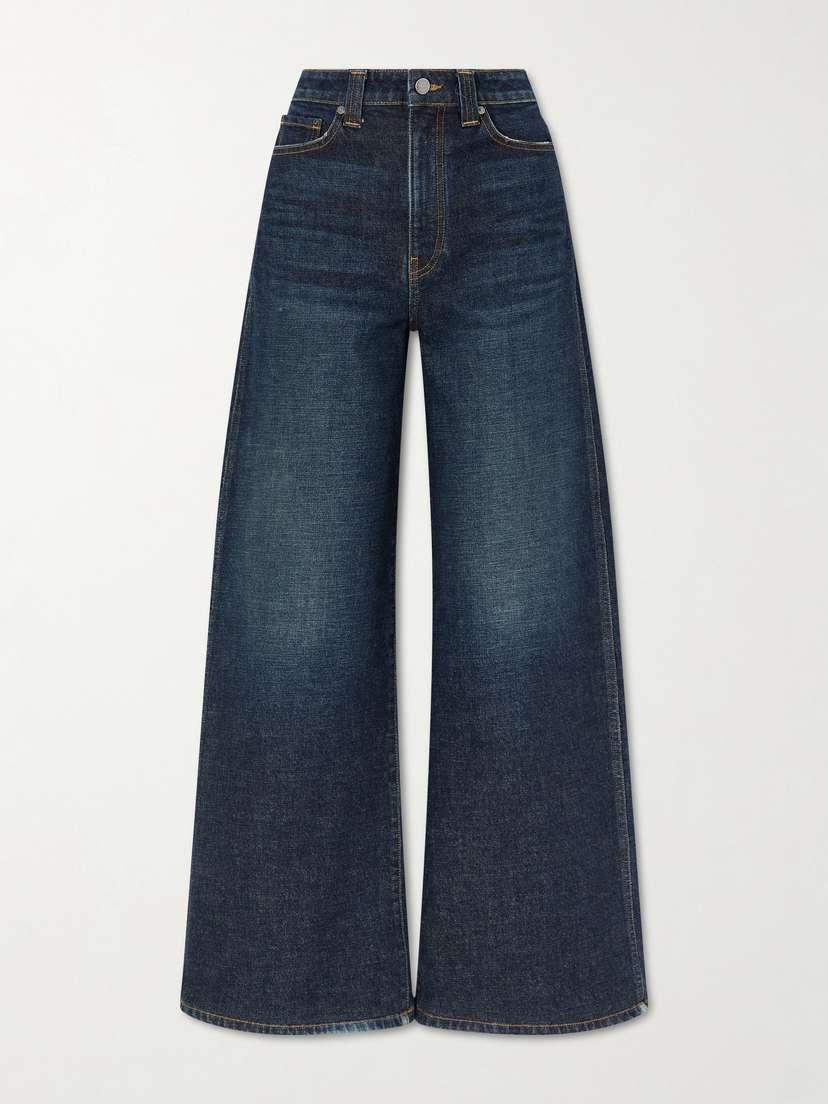 Khaite Dane High-rise Wide-leg Jeans