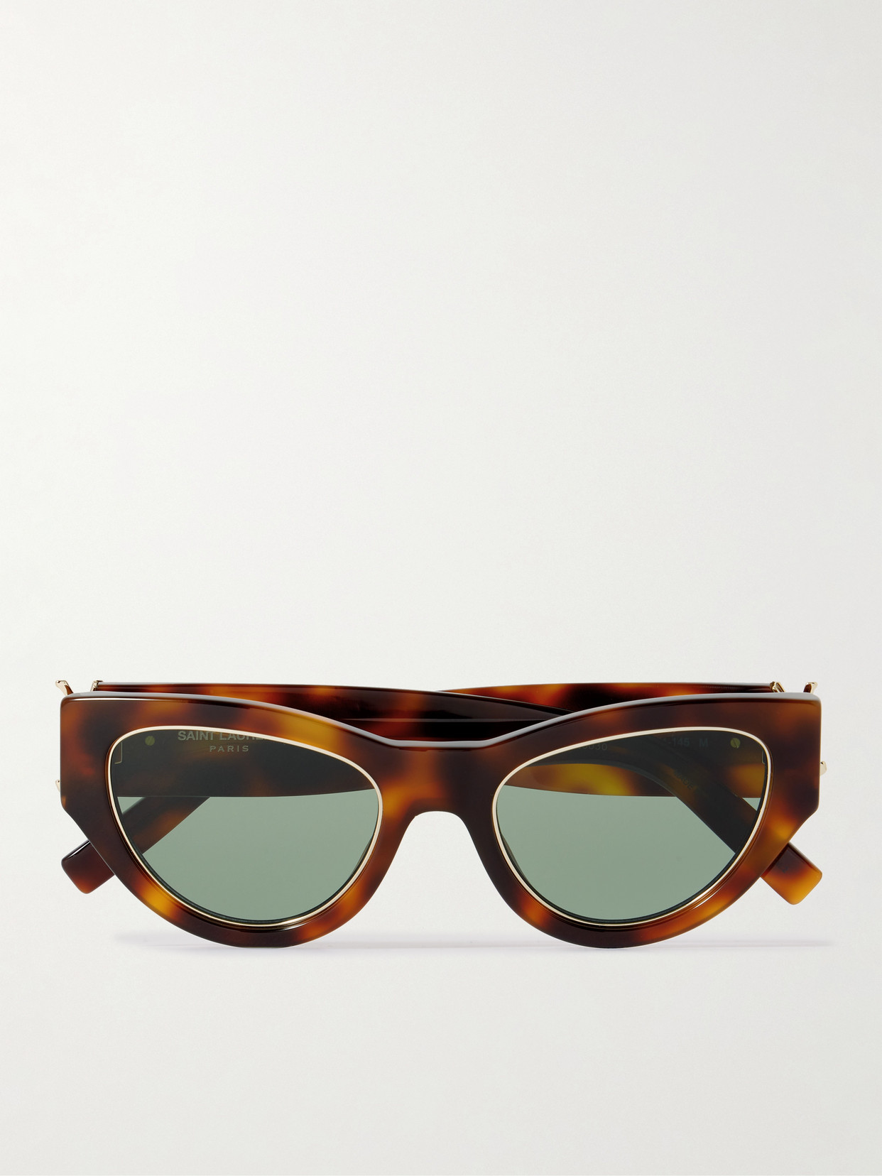 Saint Laurent Cat-eye Tortoiseshell Acetate Sunglasses In Brown