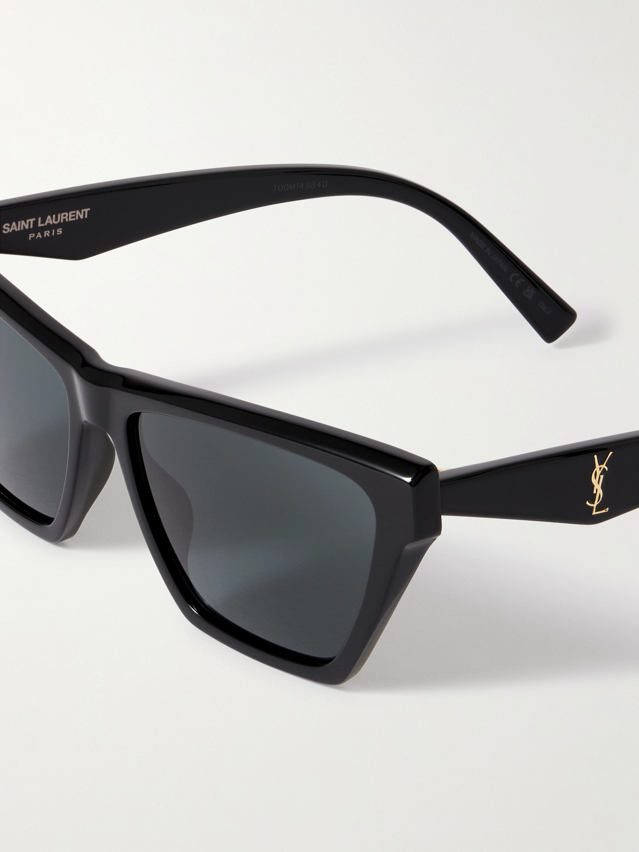 Saint Laurent Cat-eye Acetate Sunglasses In Black